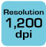 Resolution 1200dpi