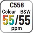C558 Colour and B&W 55ppm