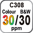 C308 Colour and B&W 30ppm
