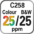 C258 Colour and B&W 25ppm