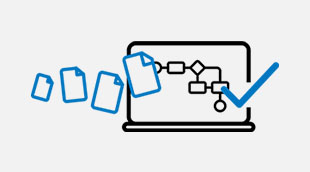 How can a scanned document’s access be improved for search in a DMS?